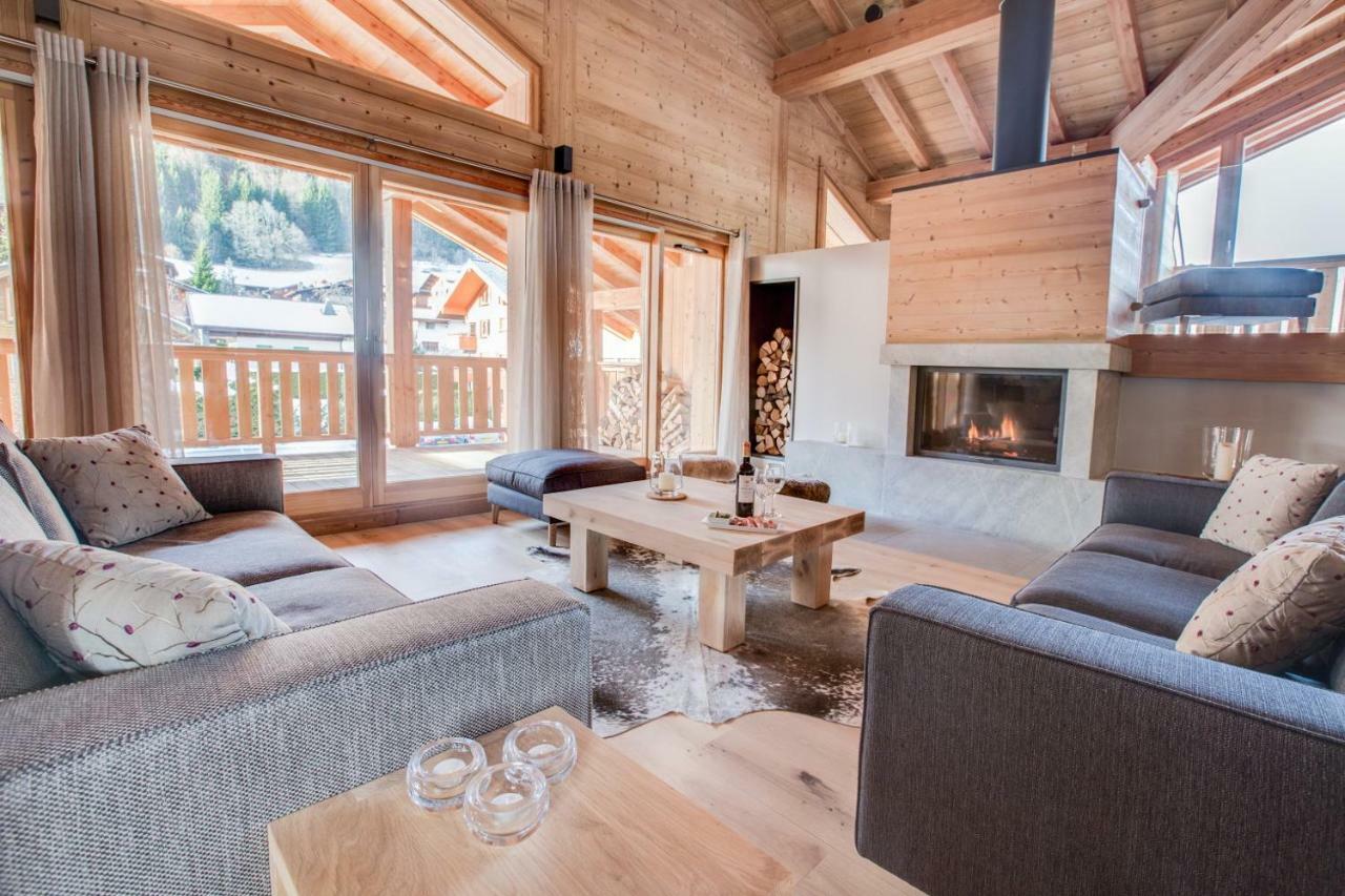 Villa Les Roches Noires Morzine Exterior foto